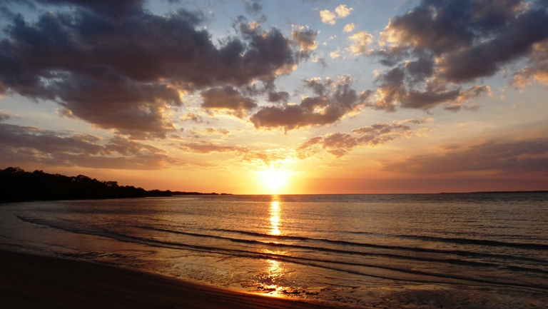 Sunset in Weipa am Montag